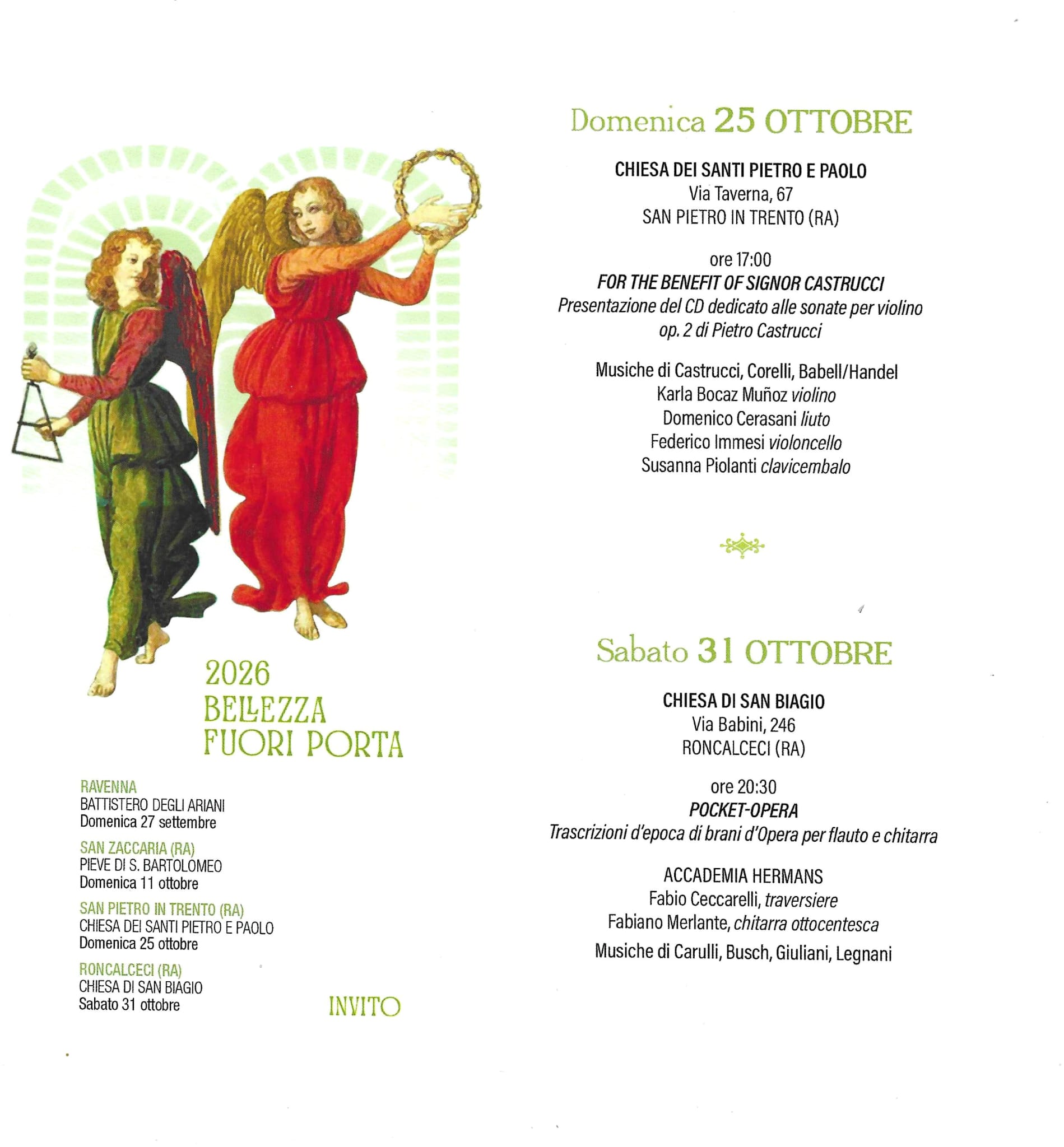 volantino concerti